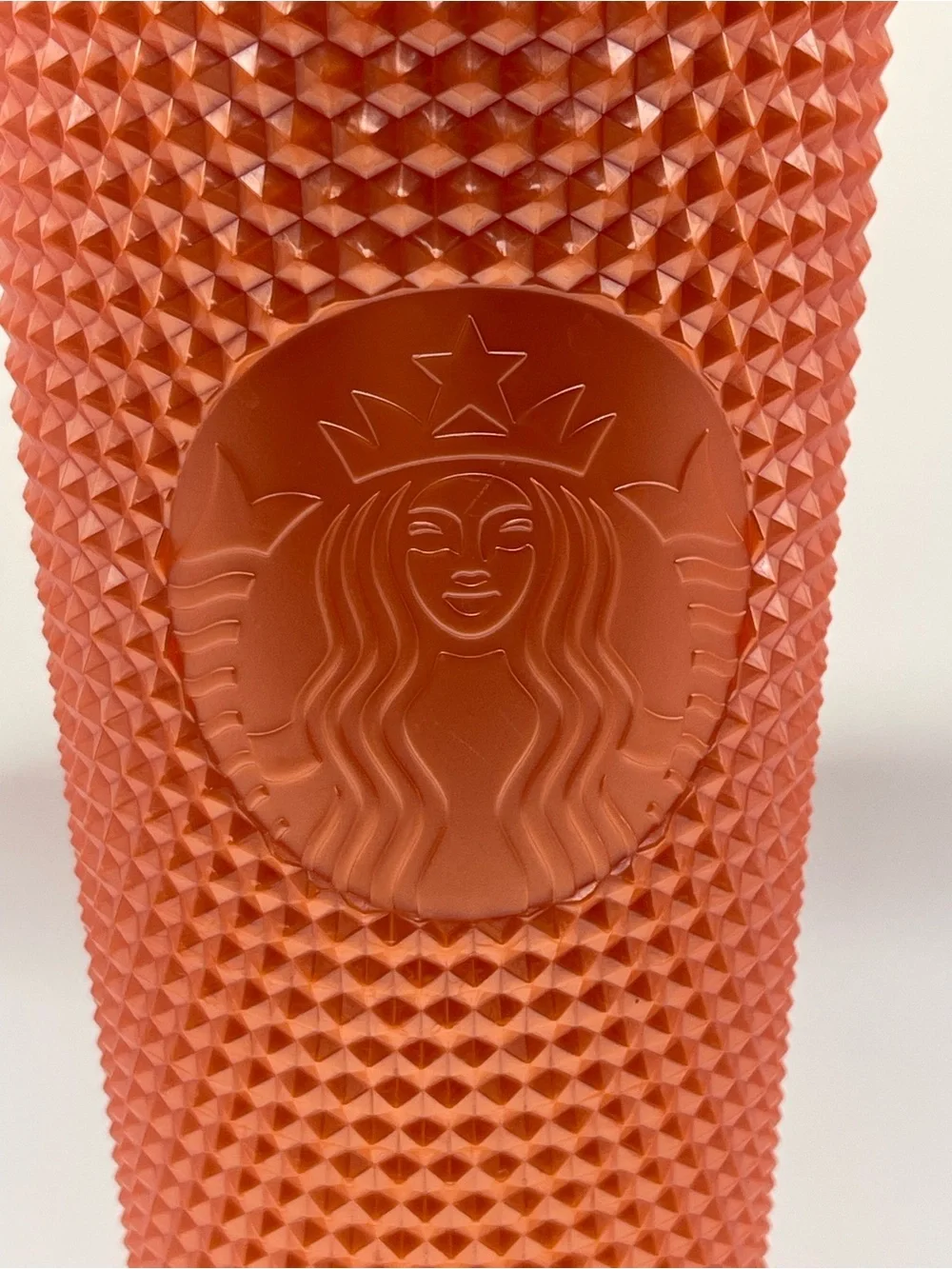 Starbucks Orange Studded Tumbler with Matching Straw Limited Edition